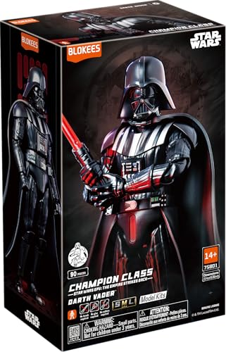 Image of BLOKEES - Star Wars EP V - The Empire Strikes Back - Darth Vader Model Kit - Assembly Required - No Tools - No Paint - No Glue - No Cutting - Age 14+
