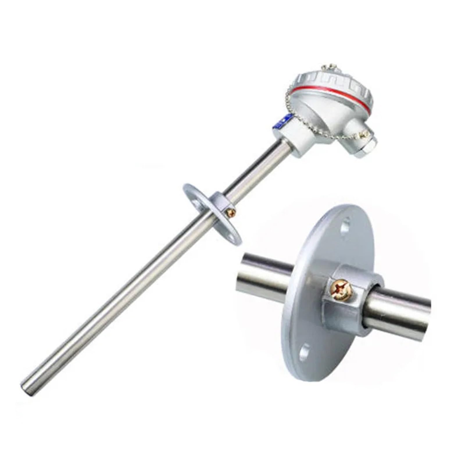 JJKKOZVQF 1PC PT100 Thermal Resistance Temperature Sensor Signal Transmission Stability DIA=16mm(Length 400mm)