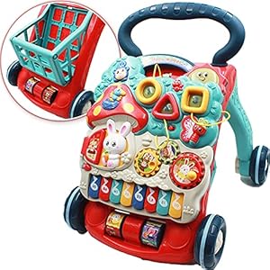 Sit-to-stand baby walker 3 modes sitting, standing, and walking with light and music baby toys toddler toys for one year…