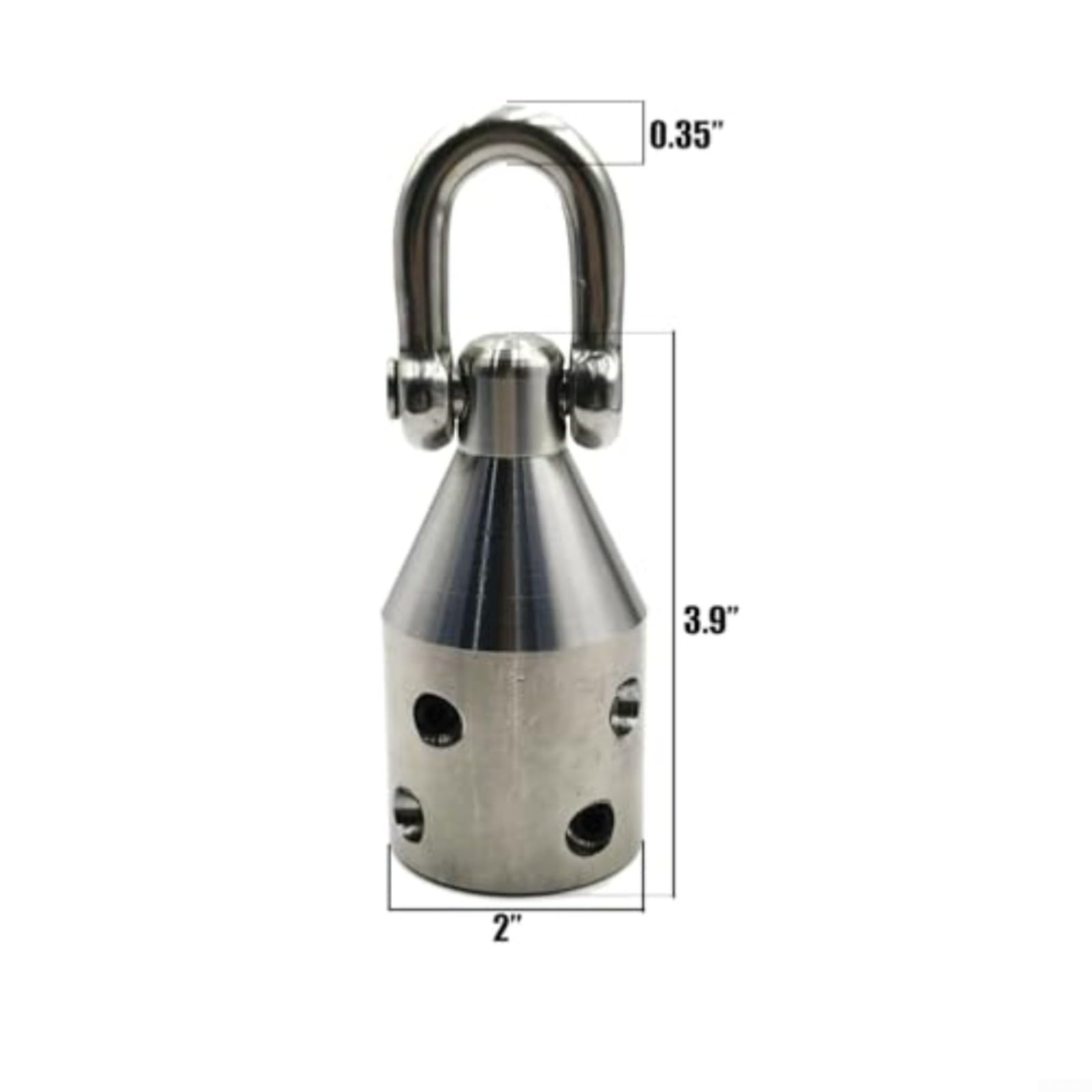 Accessorio per estrattori per cavi pesanti, forza di trazione di 1814,4 kg, strumento in acciaio inossidabile e filo in lega per conduttori da 30-350 AWG, attrezzatura per elettricisti facile e