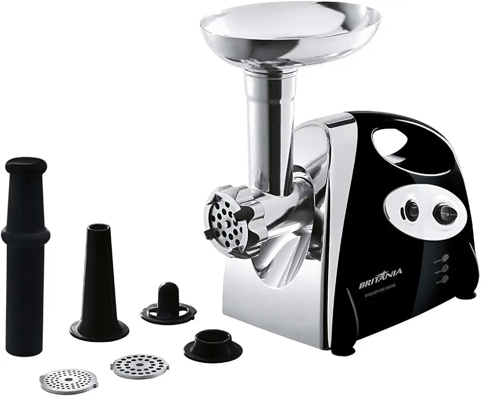 Moedor de carne, 350W, Preto, 220v, Britânia
