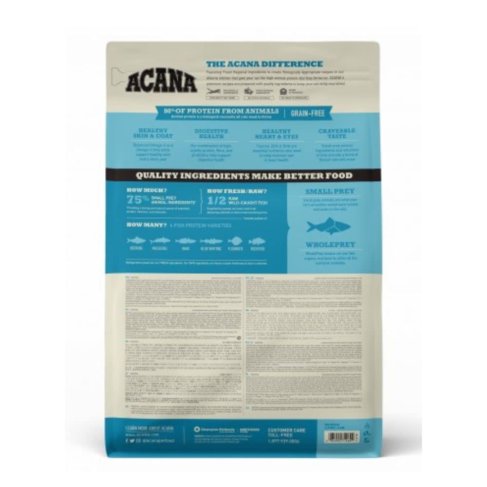 ANIMALUJOS - Comida para Gato Pacifica 4,5 kg | 100% Natural y Sin Cereales | Pienso Premium Alta Proteína | Alimentación Saludable para Gatos Adultos