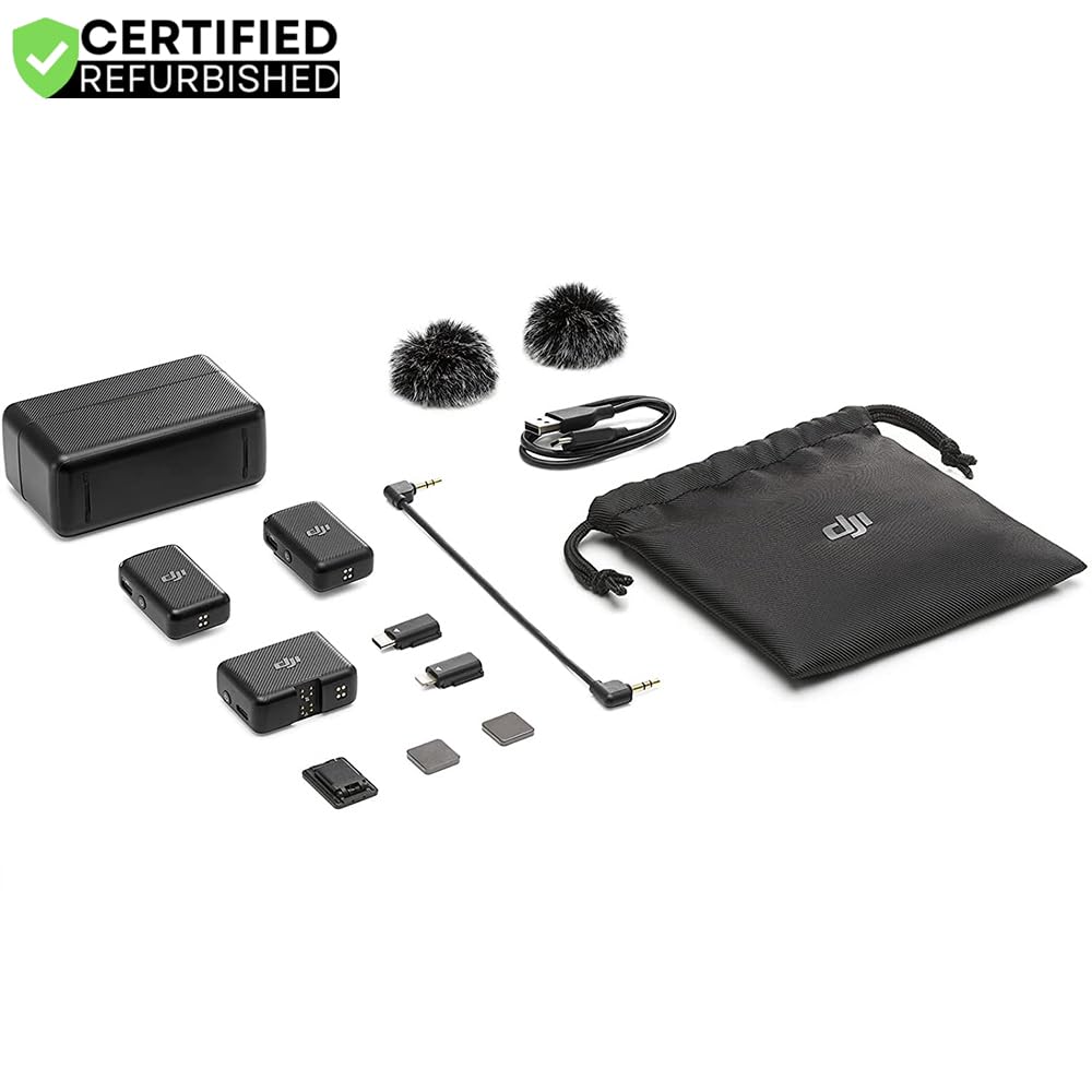Amazon.com: DJI CP.RN.00000197.01 Mic Wireless Microphone System