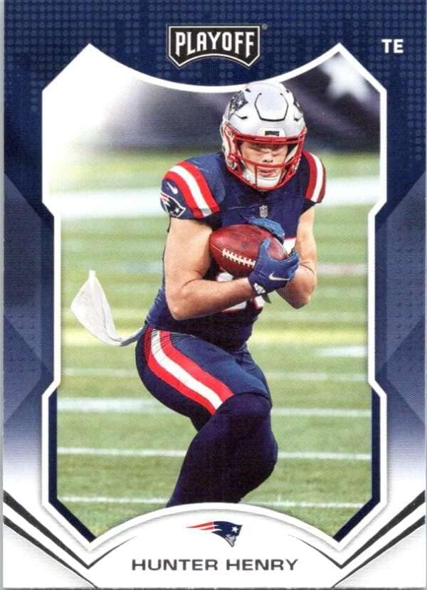2021 PANINI PLAYOFF #15 HUNTER HENRY PATRIOTS FOOTBALL NFL