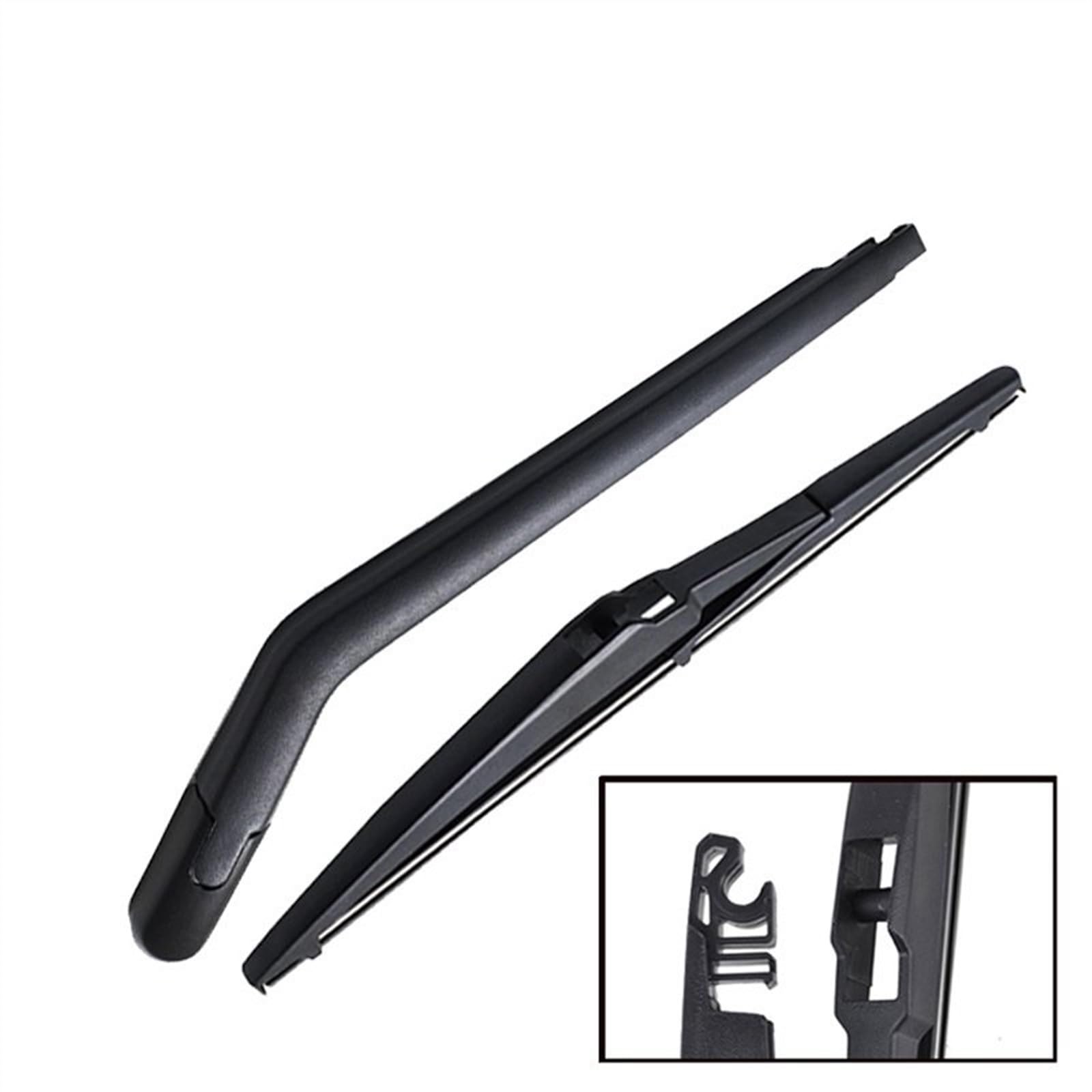 14 "Spazzola Tergicristallo Posteriore + Braccio Set Kit per T&oyota per Corolla Hatchback E12 2002 2003 2004 2005 2006 2007 Parabrezza Lunotto Posteriore Tergicristallo