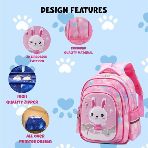 Image of Elios 3D Design Kids School Bag for Kids Age 3 to 6, Preschool Nursery and Grade 1 to 3 | Bags for Boys | Backpack for Girls | Picnic, Travel |Birthday, Diwali, Gifts for Kids
