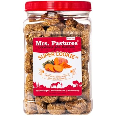 Tack Shack of Ocala Mrs. Pastures Cookies, Horse Treats, Mrs.Pastures Horse Treats, Horse Cookies, Mrs.Pastures Horse Cookies, Treats for Horses (1.5lbs, Super Cookie) Cover