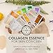 DERMAL 12 Combo Pack Collagen Essence Korean Face Mask Best Value Set - Hydrating & Soothing Facial Mask with Panthenol - Hypoallergenic Sheet Mask for All Skin Types - Natural Home Spa Treatment Mask