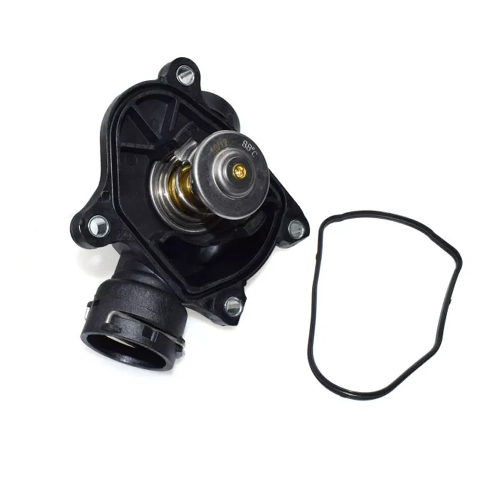 Combined Thermostat & Cut-Out 11717787870 11517805811 Fit For BMW X3 X5 X6 E46 E83 E60 E61 E64 E65 E66 E70 E71 E72 E81 E87 Thermostat with housing(11517805811)