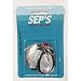 Sep's Pro Fishing Colorado Style Silver Prism Flasher, Red Beads, Large