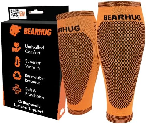 Bearhug Calf Compression Sleeve Twin Pack โ Shin Splints, Men & Women