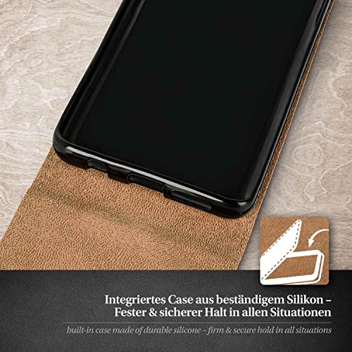 Étui iPhone 12 Pro Max moex housse protection intégrale 360 simili cuir noir antichoc