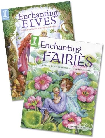 Paint Enchanting Fairies and Elves in Watercolor with Barbara Lanza Books Bundle Paperback – 22 October 2010