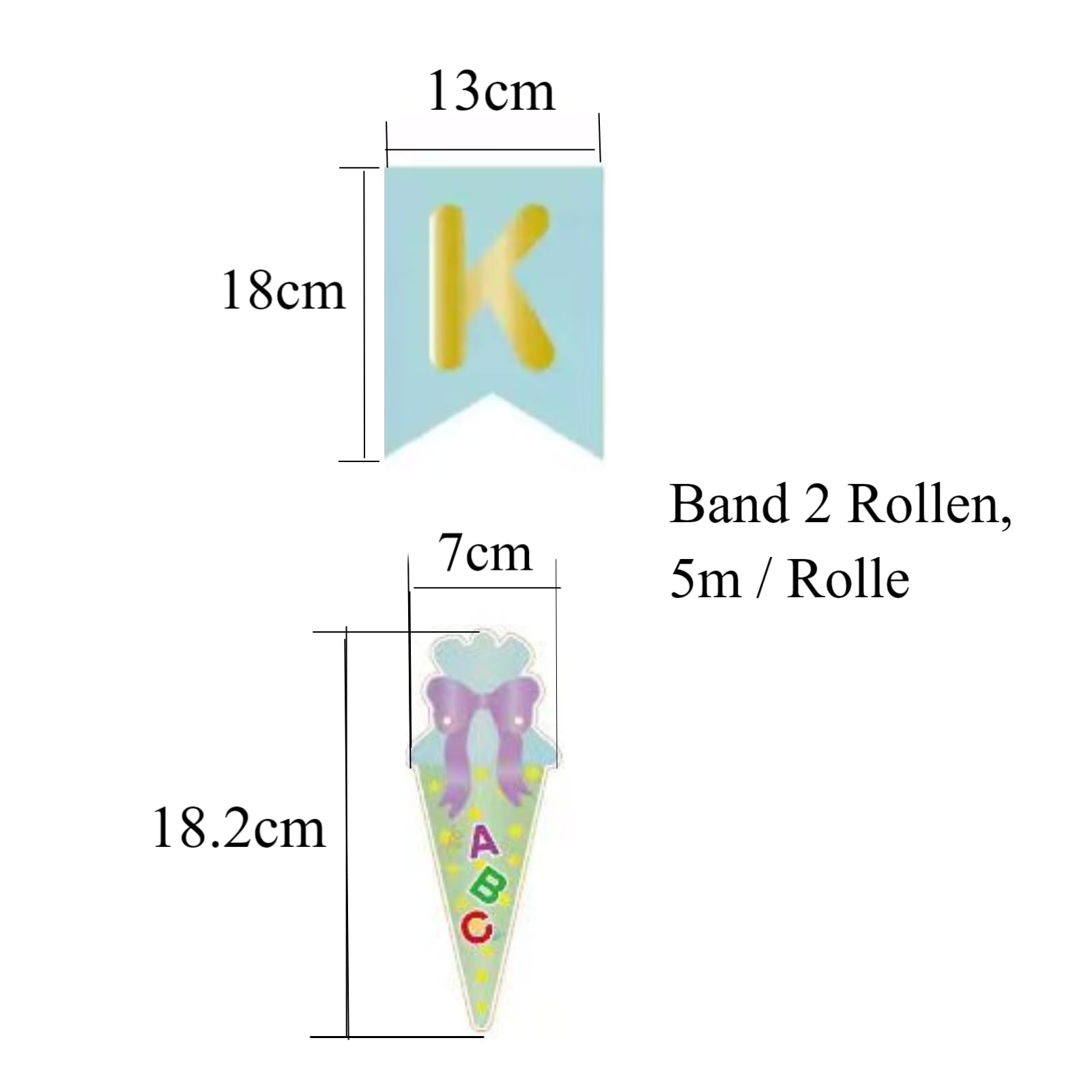 ALEGRE Einschulung Deko Girlande 2025 - Schulkind Banner Für Einschulungsfeier