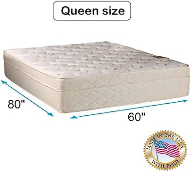Dream Solutions USA Beverly Hills Firm Foam Encased Eurotop (PillowTop) Mattress Only (King - 76x80x13) - Sleep System with Enhance Support, Fully Assembled, Orthopedic
