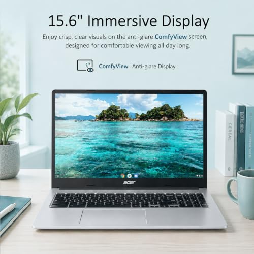 Image of Acer Chromebook 315 Plus, 15.6 inch, Intel Pentium Silver N6000, 4GB RAM, 256GB