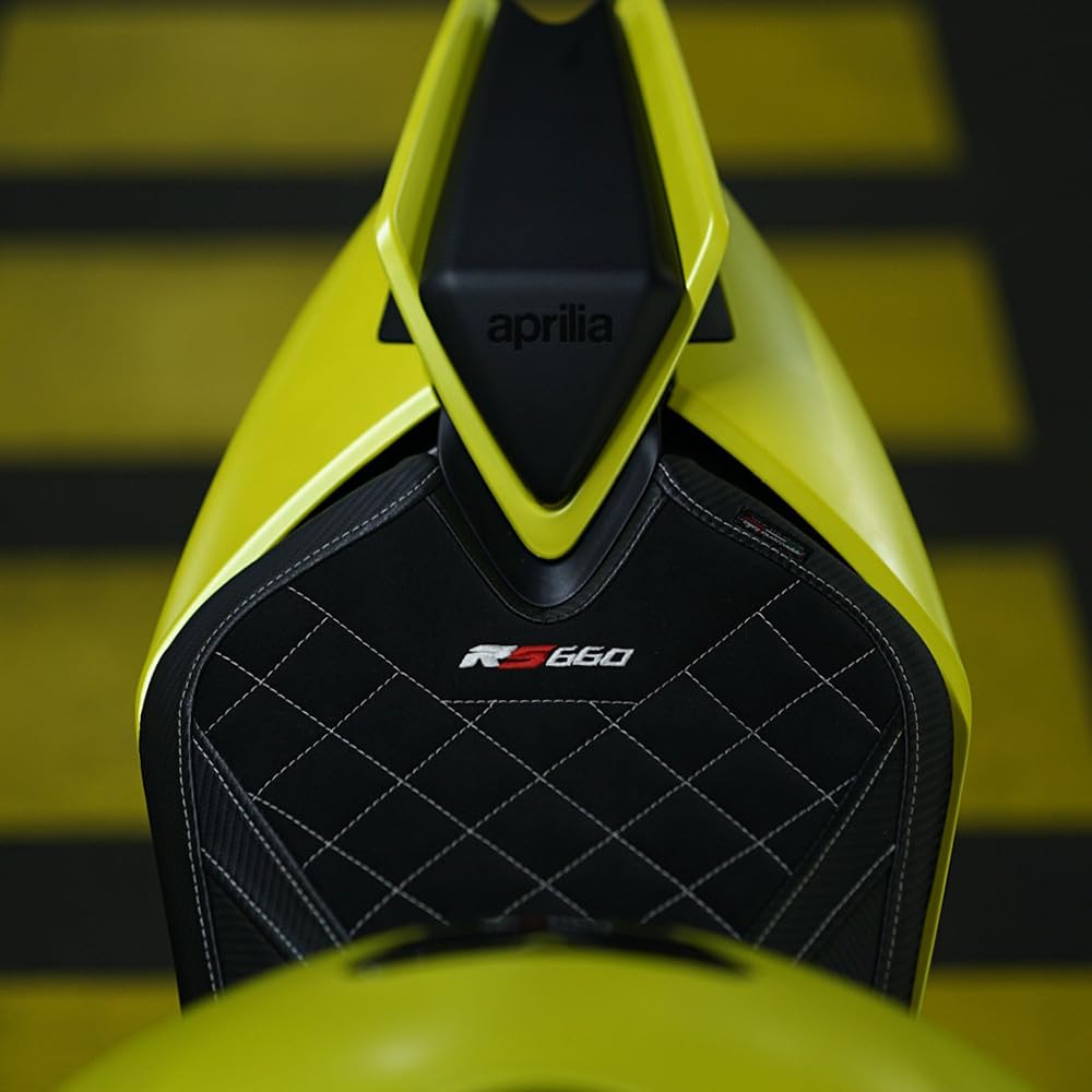 Pokrowiec na siodełko, kompatybilny z Aprilia RS 660 (21-22) model Mamba Velvet (Tricolor)