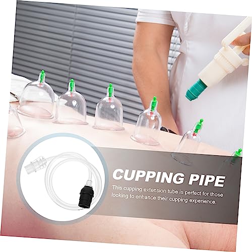 Set de extensión de tubo de manguera de vacío portátil para máquina de ventosas, accesorio duradero y fácil de usar para terapia de espalda miniatura 3