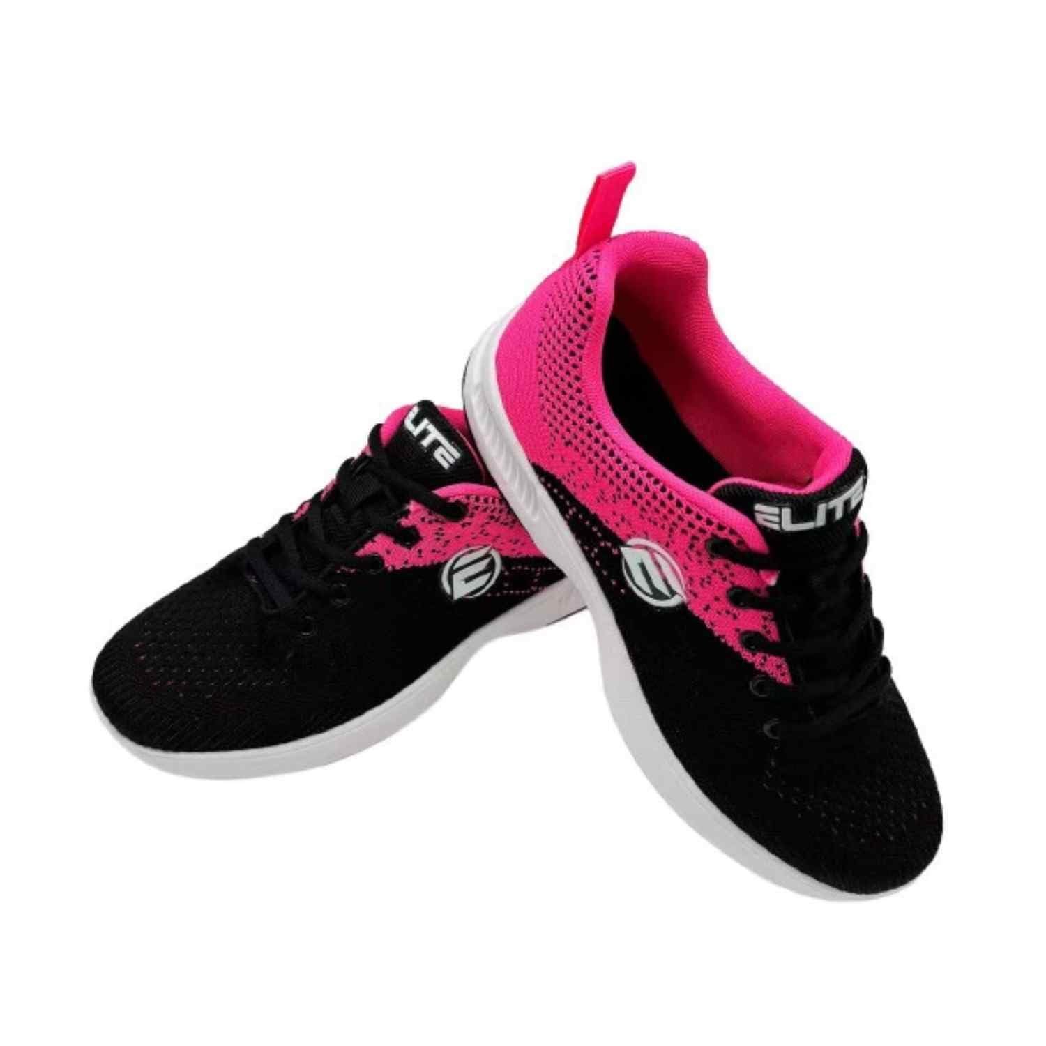 ELITE Women's Comfort Bowling Shoes - Universal Slide Soles, Ultra Light-Weight Mesh Athletic Style for Bowlers