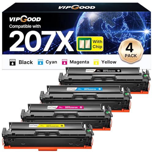 Cartouches HP 207X avec puce pour imprimer vos dossiers à la maison