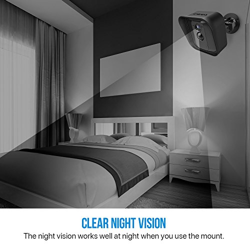 Frienda 360 Degree Adjustable Wall Mount Bracket And Silicone Protective Skin For Blink Xt Indoor/Outdoor Security Camera (3, Black) #TOP5