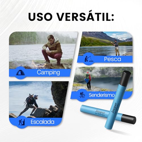 Miniatura 4 de Joypur Filtro De Agua Para Supervivencia Al Aire Libre - Filtro De Agua Personal Con Capacidad De Filtro De 1000 L Filtro De Agua Potable Al Aire Libre Para Emergencia Etc. Azul 4