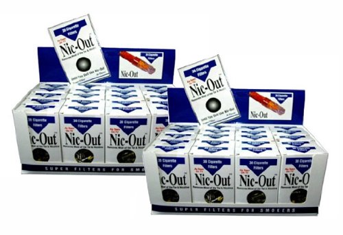 Nic-Out cigarette filtersFor Smokers-40 Packs Wholesale