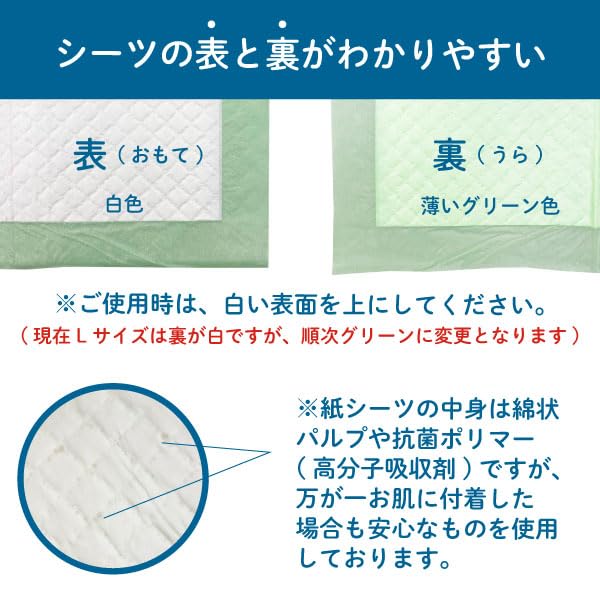 Amazon.co.jp: リラシーツ 使い捨て 防水 シーツ 大判 抗菌 S~XL 4