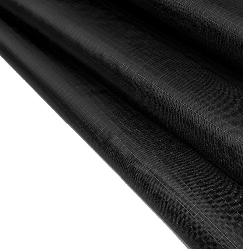 A-Express Ripstop Wasserdicht Stoff Material 3.8oz Draussen Abdeckung Zelt Kissen Schwarz 1 Metre (100cm x 150cm)