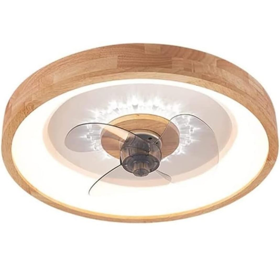 Ventilateur de plafond lumière télécommande LED pour éclairage salon chambre - 6