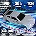 iBlivers Mini RC Drift Car with Full Proportional Throttle, 1:24 Remote Control Car 4WD Drift GT-RX7 RC Cars Vehicle High-Speed Racing RC Drifting Cars Gifts Toy for Boys Kids (White)