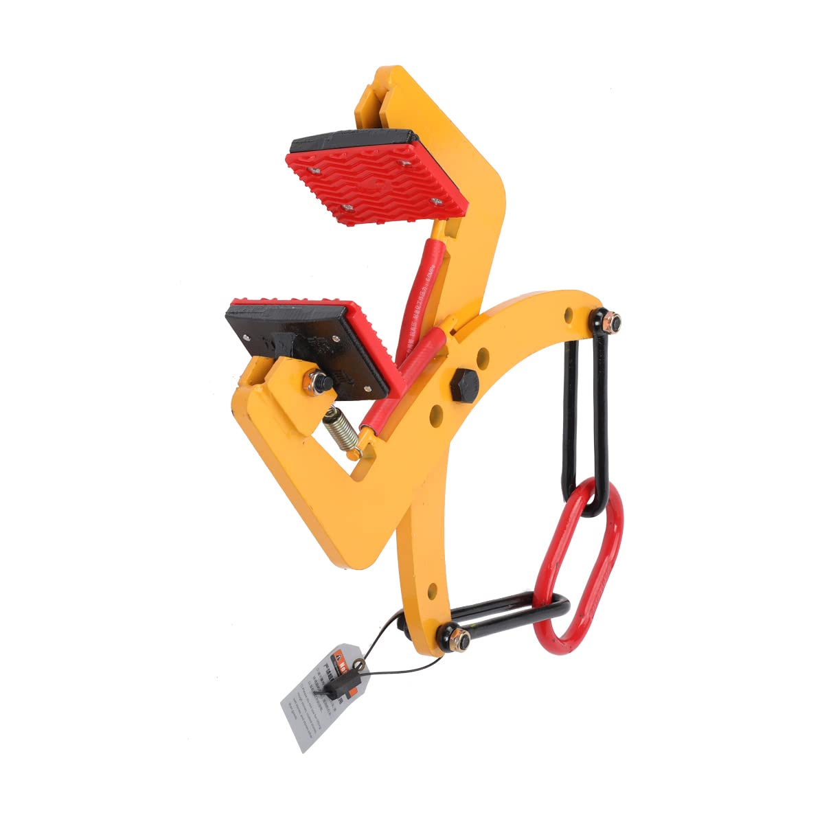 Versetzzange Bordsteinzange Hebezange Bordstein Steinträger Heber Steingreifer, Bordsteinträger Steinzange Pflastersteinzange Pflasterträger, Max. Laden 280 kg, Verstellbare Öffnung 6-24cm