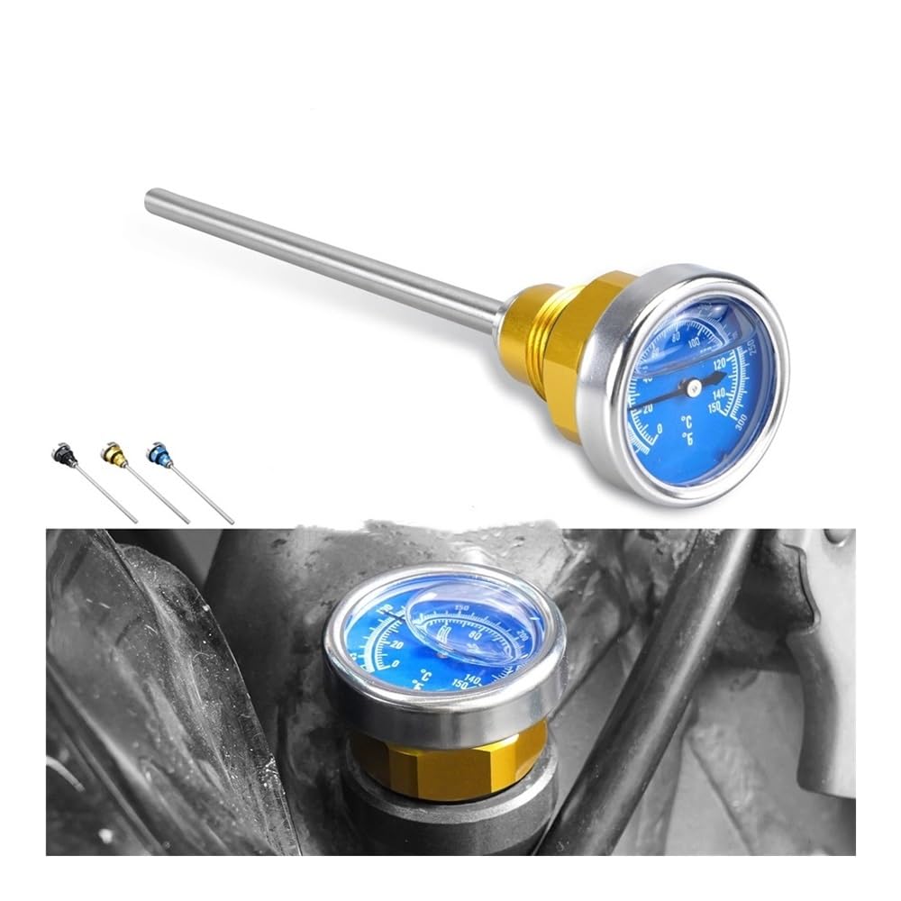 Varilla Nivel Aceite para Motocicleta con Medidor Temperatura para DRZ400 para DRZ400E para DRZ400S para DRZ400SM 2000-2024 para DRZ para DR-Z 400 Aceite Varilla(Color2)