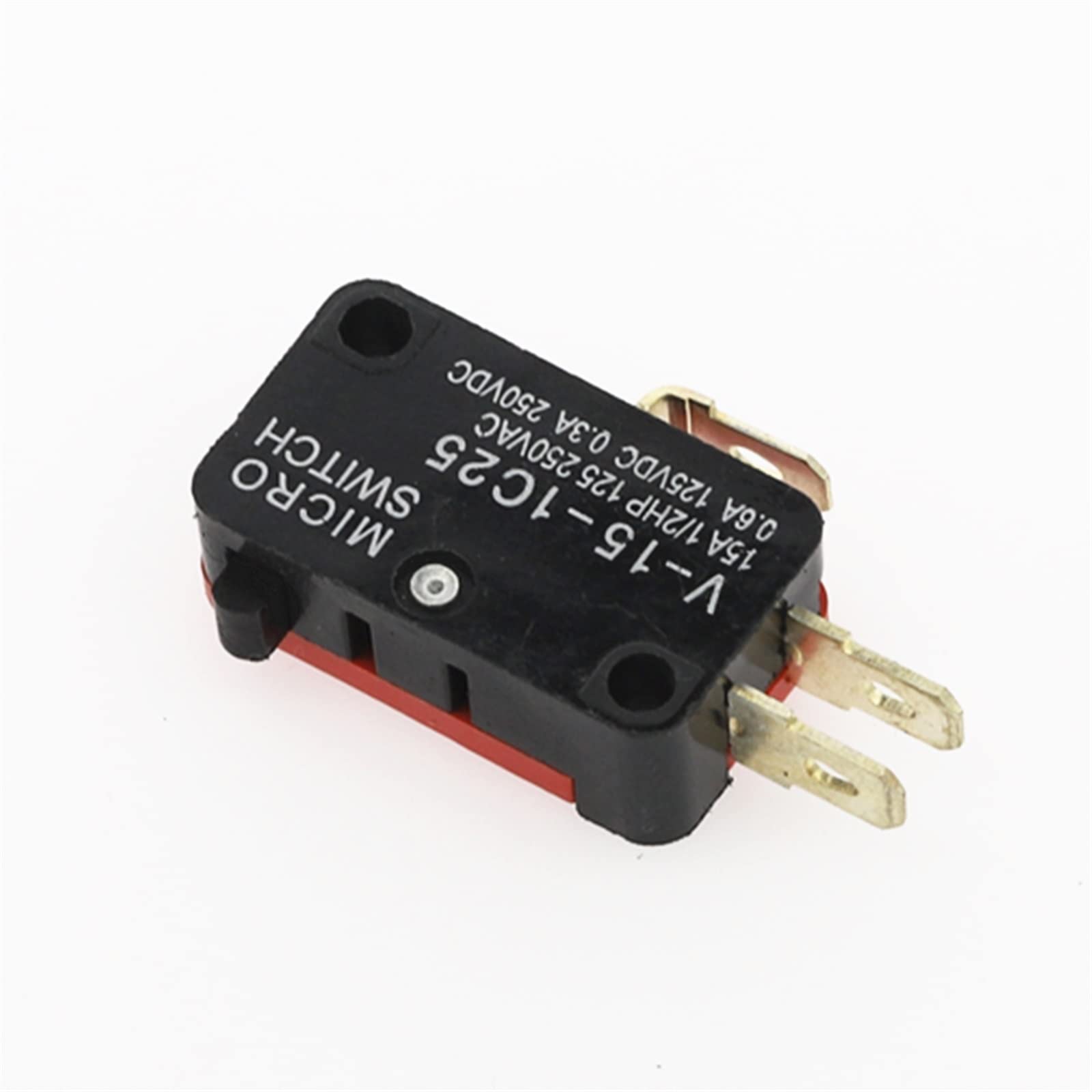 10 Uds. Microinterruptor de límite de automatización de seguridad V-15-1C25 palanca de rodillo acción a presión 250V 16A 1NO 1NC interruptor electronico (Color : 10pcs)