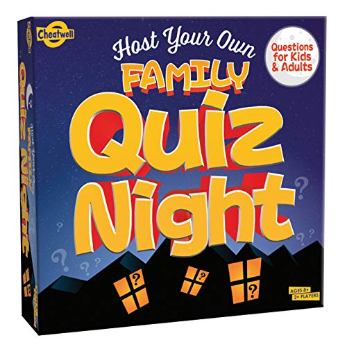 Cheatwell Games Family Quiz Night Trivia Board Game
