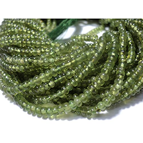 Perles de vessonite garnet vert rondelle 3mm haut de gamme LKBEADS pour bijoux fins