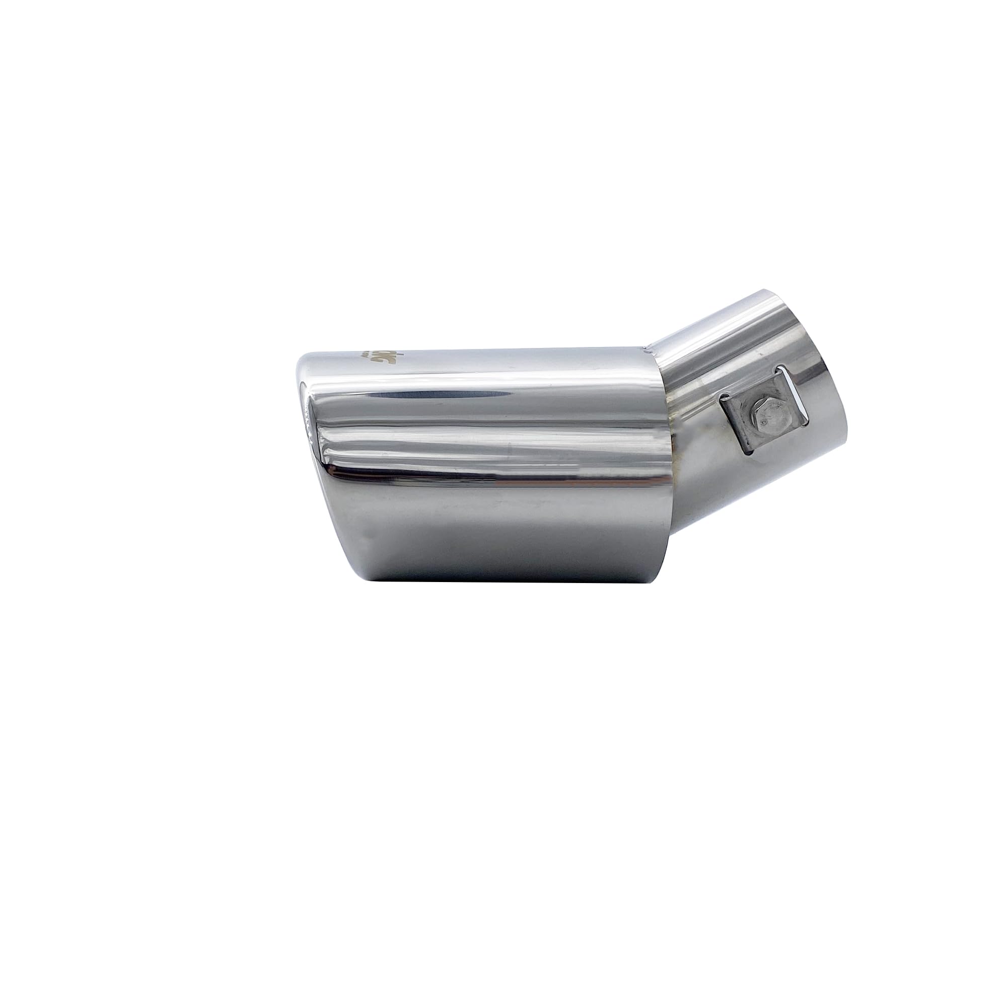 Simoni Racing Cola de Tubo de Escape Deportiva Ovalada/Inclinada Acero INOX - 87x66xL150 - Montaje ->48mm