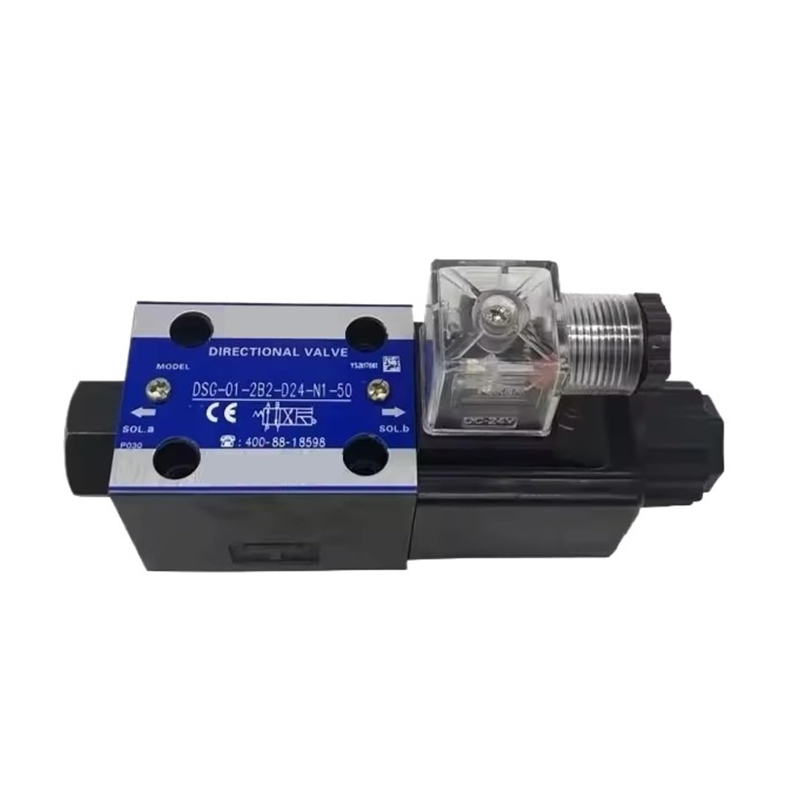 Électrovanne hydraulique DSG-01-3C2 bobine D24 D12 A220 commande directionnelle