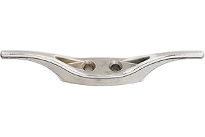 National Hardware N223-339 3200BC Rope Cleat in Nickel,4 Inch - 1/2 Inch Flagpole Cleat