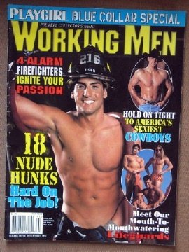 Playgirl Magazine, SPECIAL issue dated june 1996. WORKING MEN: 18 NUDE