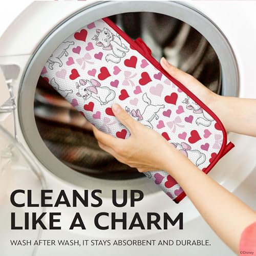 Image of Disney Aristocats Dish Drying Mat for Kitchen Counter, 2-Pack, 16 inchx18 inch