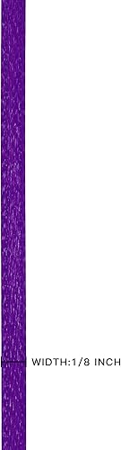 Miniatura 36 de Cinta de satén rosa polvoriento de doble cara de 1/4 pulgadas x 50 yardas, cintas de poliéster polvorientas para envolver regalos, cinta de tela