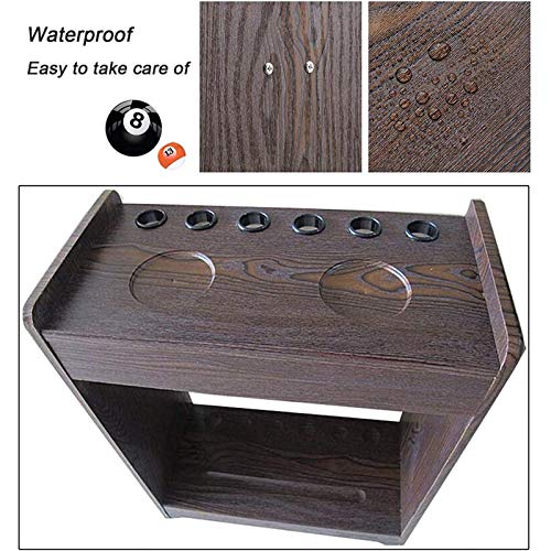 Porte-queues de billard sur pied au sol avec support stable pour 6 cannes - 6