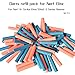 lififun 500-Dart Refill Pack Foam Darts Compatible with Nerf N-Strike Elite & Elite 2.0 for All Blasters That Use Elite Darts Blue & Orange