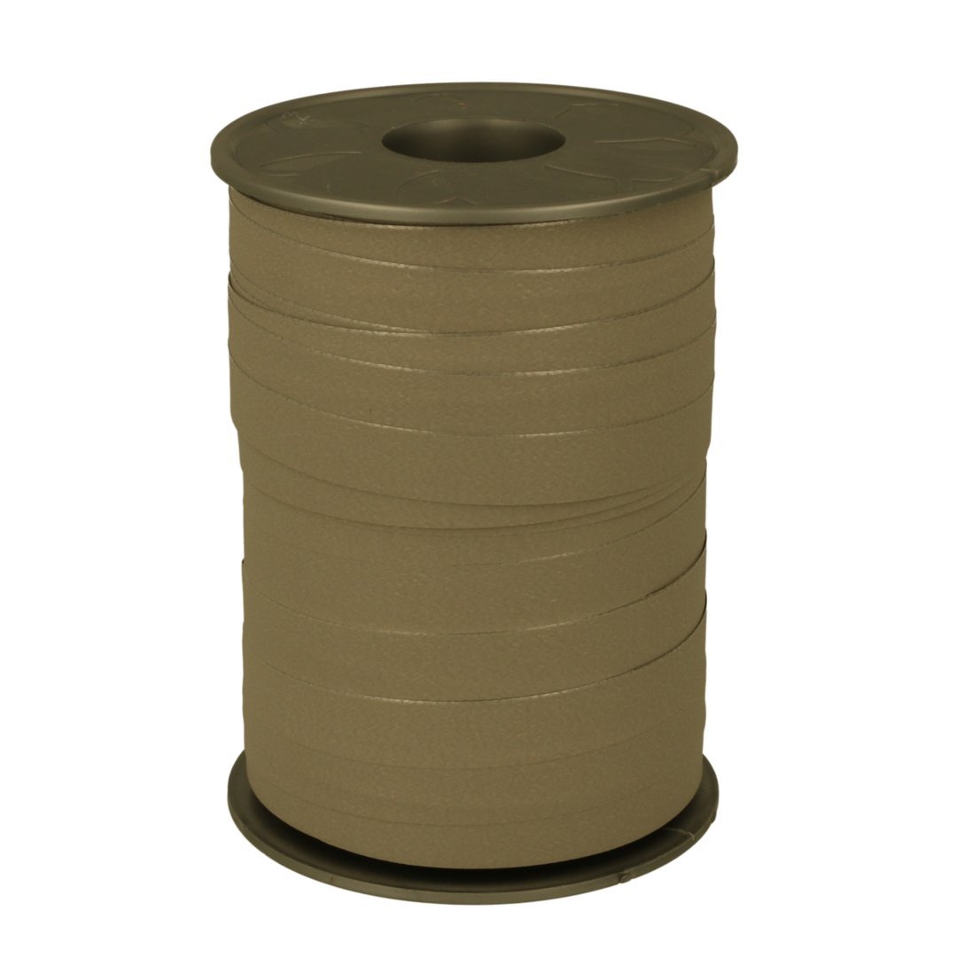 C.E Pattberg Gift Ribbon, grey Matt, 200 m Ribbon In Paperlook for Wrapping Gifts 10 mm Width