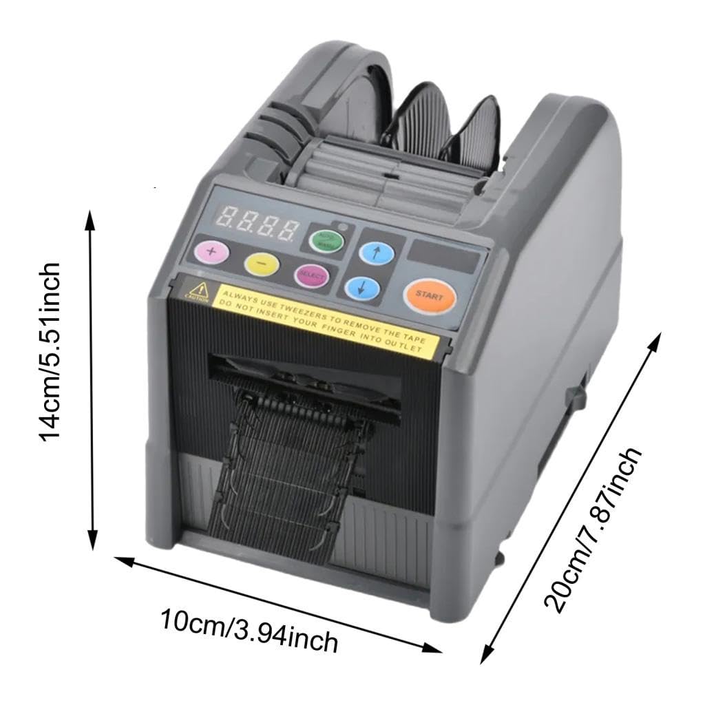 電動テープカッター 、スマート自動テープディスペンサー、幅6-60 mm