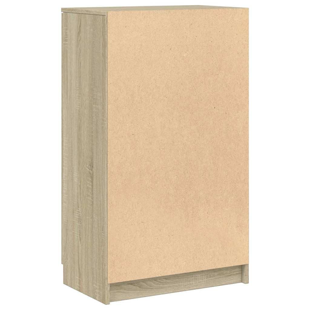 vidaXL Zapatero Madera contrachapada Roble Sonoma 59x35x100,5 cm