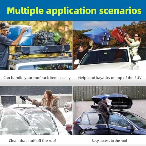 Yorniala 002 Car Door Step, Multi-Foldable Aluminum Alloy Roof Rack Car Step thumb #5