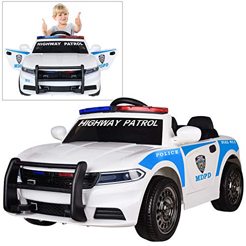 Modern-Depo 12V Highway Patrol Police Ride On Car for Kids with 2.4G Remote