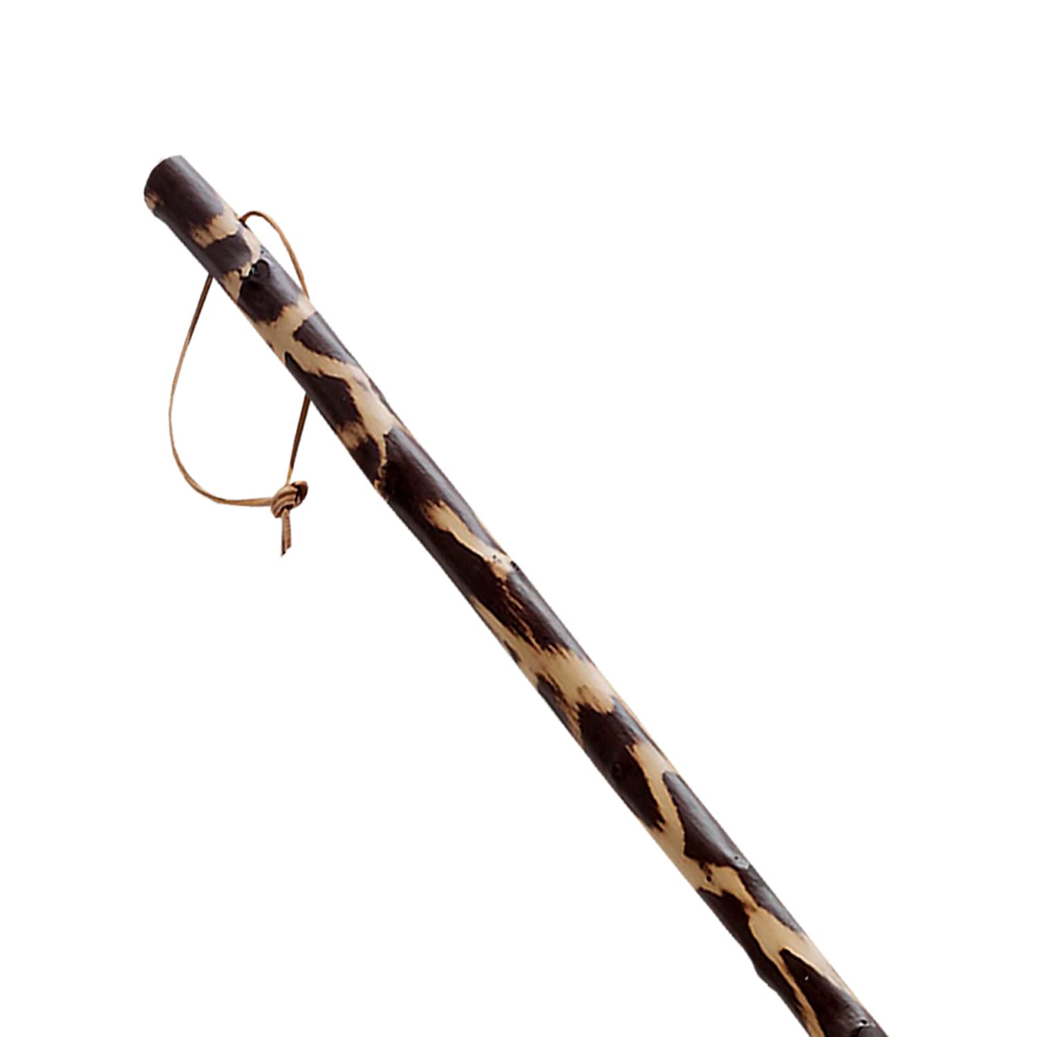 Jagd-Schnitzerei Peter Wanderstock Holz Tarnoptik 98-150 cm | Gravur bis zu 15 Zeichen im Preis enthalten